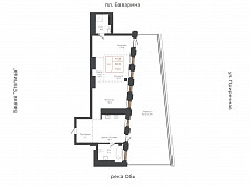 Трешка с террасой 112 кв. м