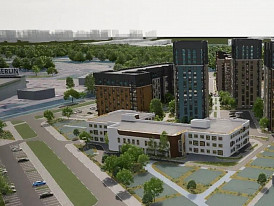 В новом микрорайоне высоток у барнаульского аэропорта согласовали первый детсад